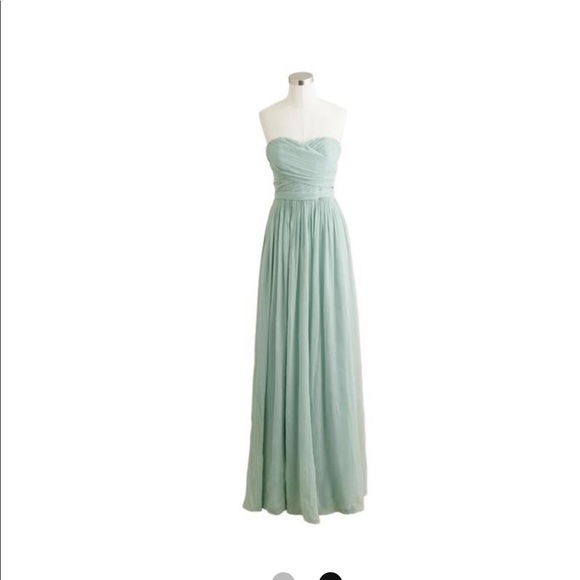 J crew chiffon bridesmaid dress